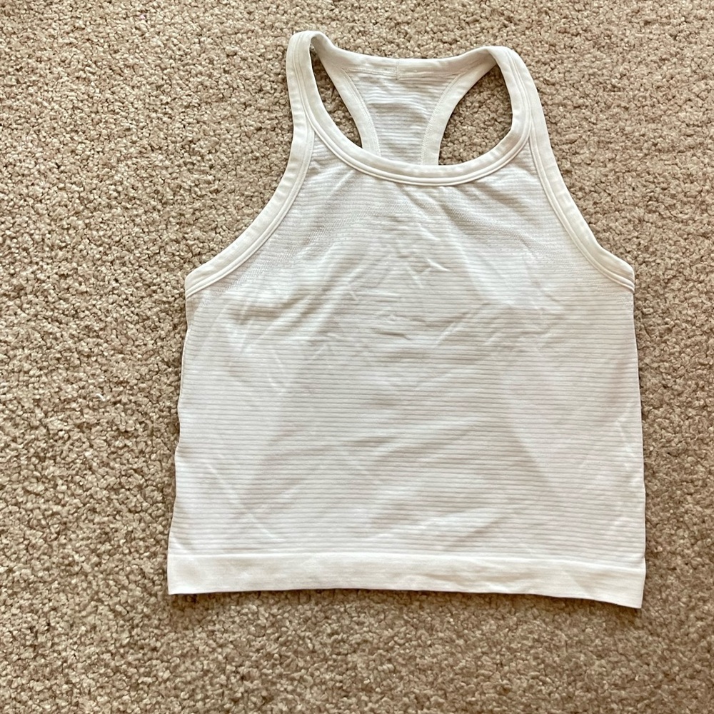 lululemon swiftly tech cropped racerback tank top 2.0 - Picture 2 of 11